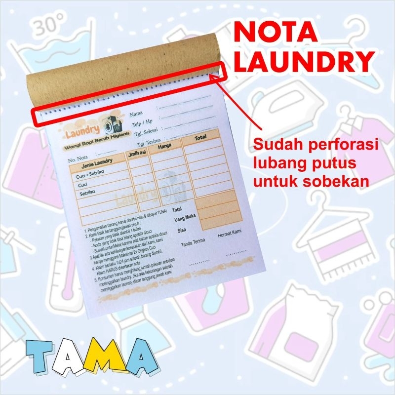 

Nota Laundry FULL COLOR 2 ply