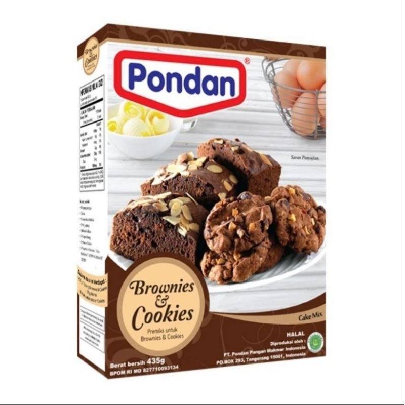 

PONDAN Tepung Premix Brownies Cookies 435 gr