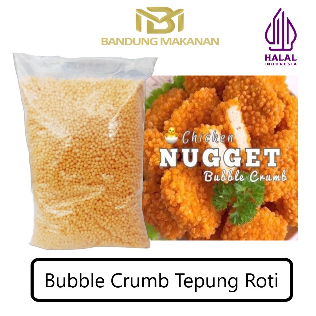 

BUBBLE CRUMB TEPUNG ROTI Nugget ECER 250g