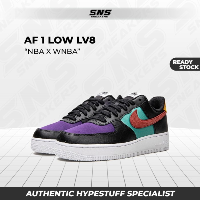 Air Force 1 AF 1 Low LV8 NBA x WNBA 100% Original