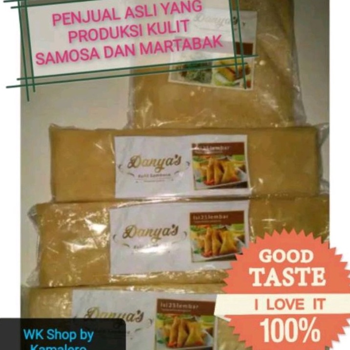 

Terbaru Kulit Samosa Sambosa Sedang 3 cm X 78 cm isi 25 Lembar