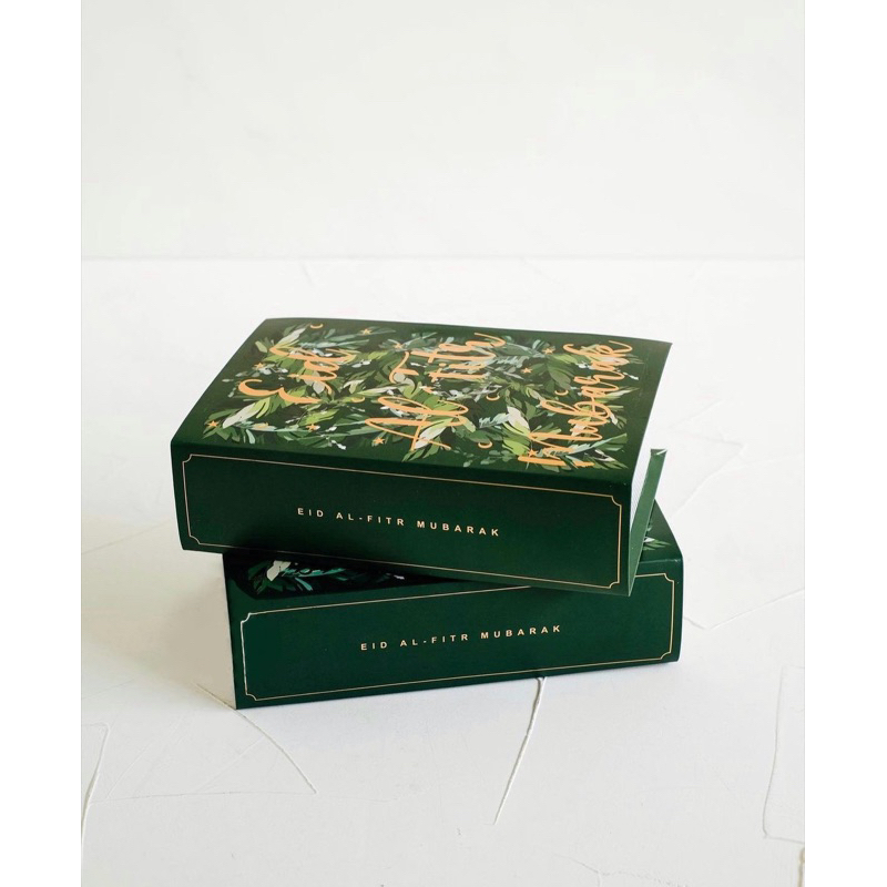 

Idul Fitri Hamper Box Kotak Parcel Eid Bentuk Buku Packaging Cookies Pie
