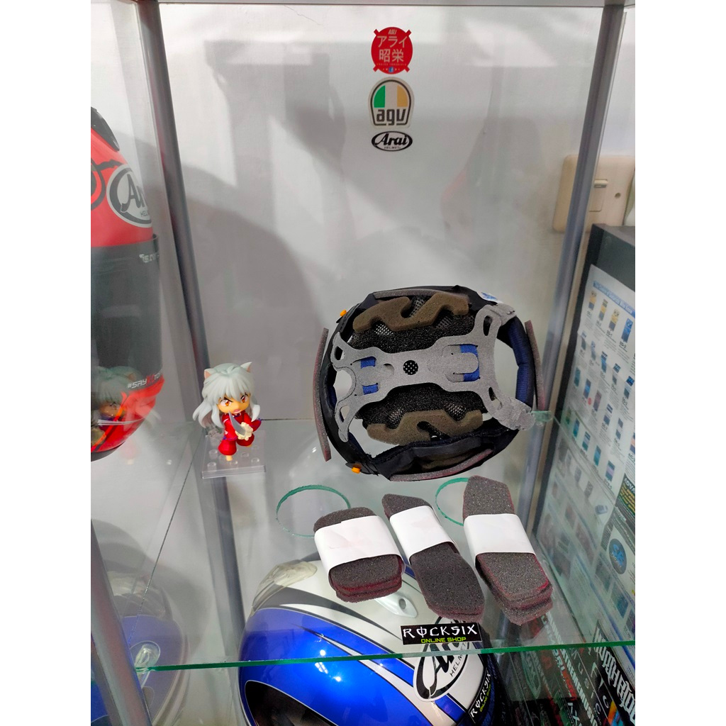 BUSA KEPALA TAMBAHAN ARAI FULL FACE DAN HALF FACE