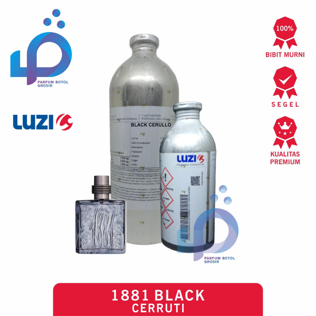 BLACK CERULLO | Senada Wangi Cerutti 1881 Black by Luzi | 500gr Segel