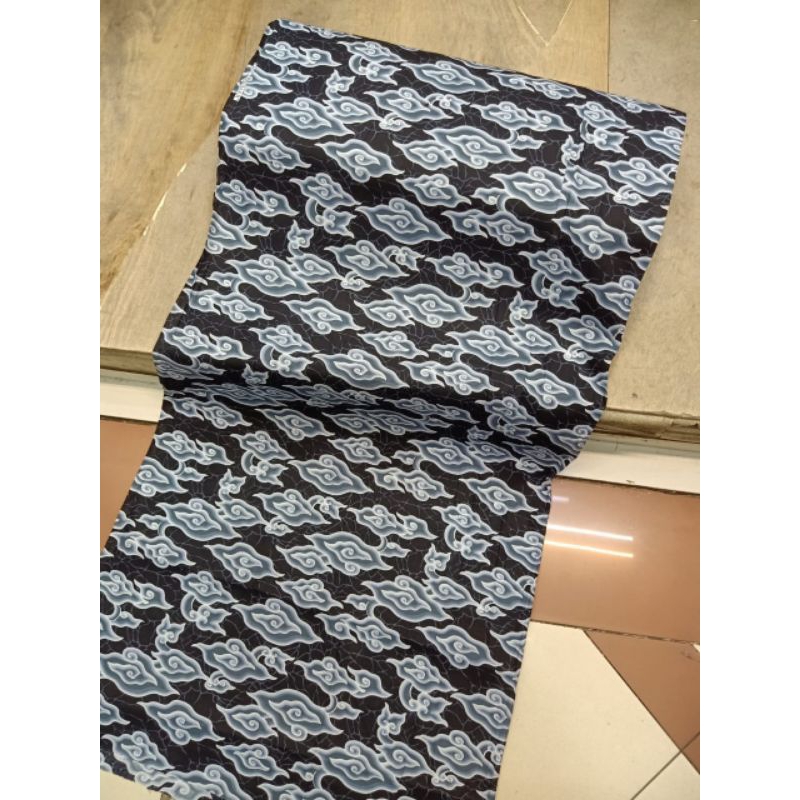 bahan batik katun premium / batik mega mendung / katun 40s / bahan batik katun meteran