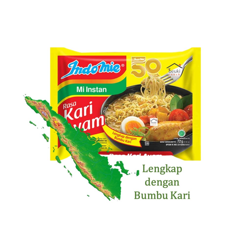 

Indomie Kuah Kari Ayam Sumatra Dengan Bumbu Kari Lebih Bening