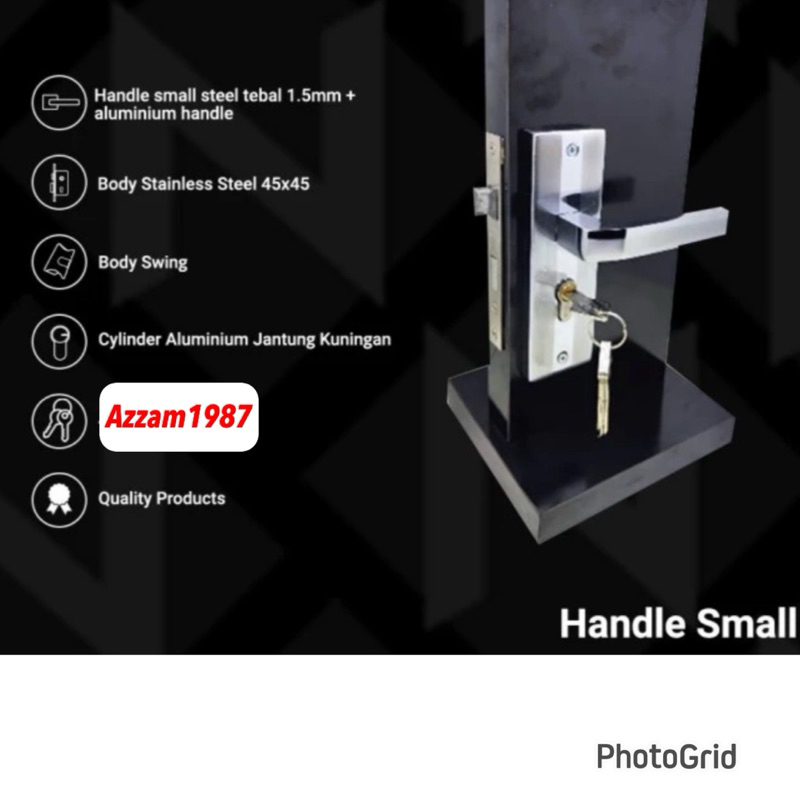 Gagang Pintu Set Ukuran Kecil/ Handle Pintu Small SnCp/ gagang pintu set small sncp/ handle pintu se