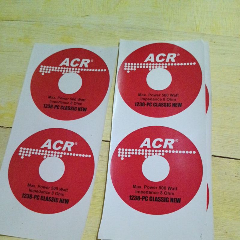 Stiker ACR 1238 classic  new