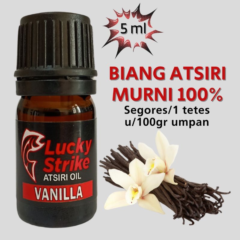 essen atsiri biang murni vanilla 5ml / lucky strike Essen / pure original Atsiri oil