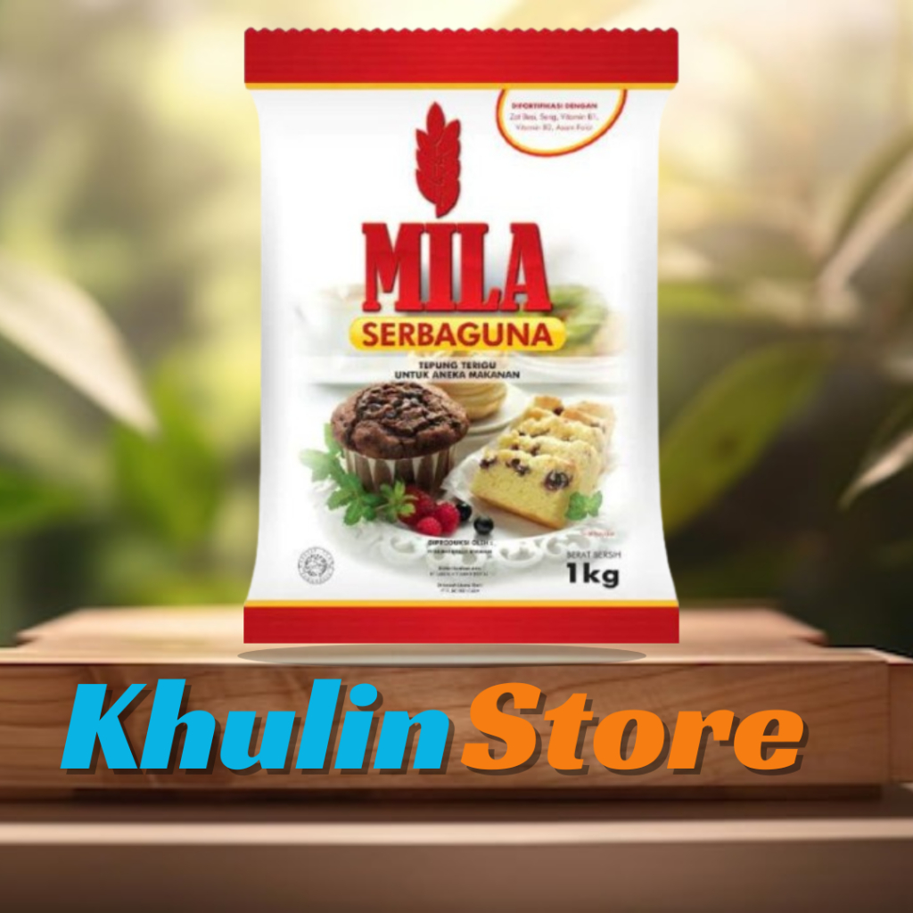 

Tepung Terigu Mila1kg/Tepung Gorengan/Tepung Serbaguna/Tepung Bahan Kue/tepung Bahan Roti/Tepung Jajanan