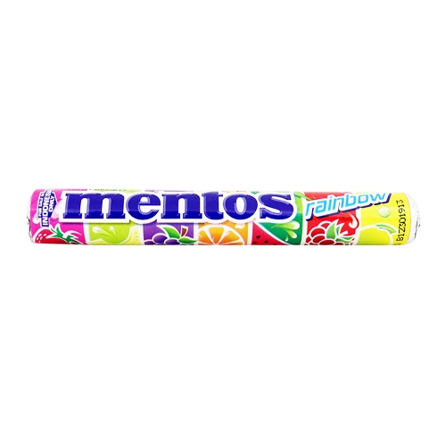 

mentos roll rainbow - permen mentos warna warni