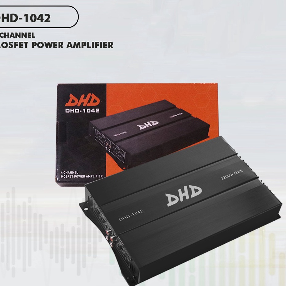 New DHD142 Amplifier 4 channel Power Amplifier Mobil