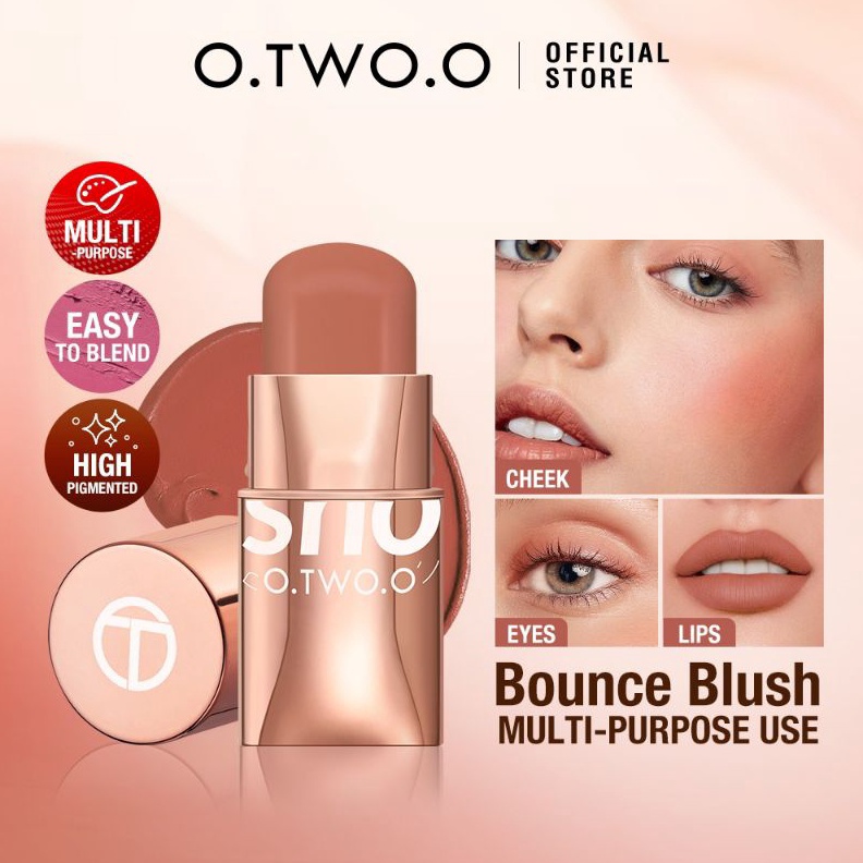 ART Y53Y OTwoO BLUSH ON STICK Glow Colour Bounce Blush Make Up Blush Hydrating lip Gloss and chick 3
