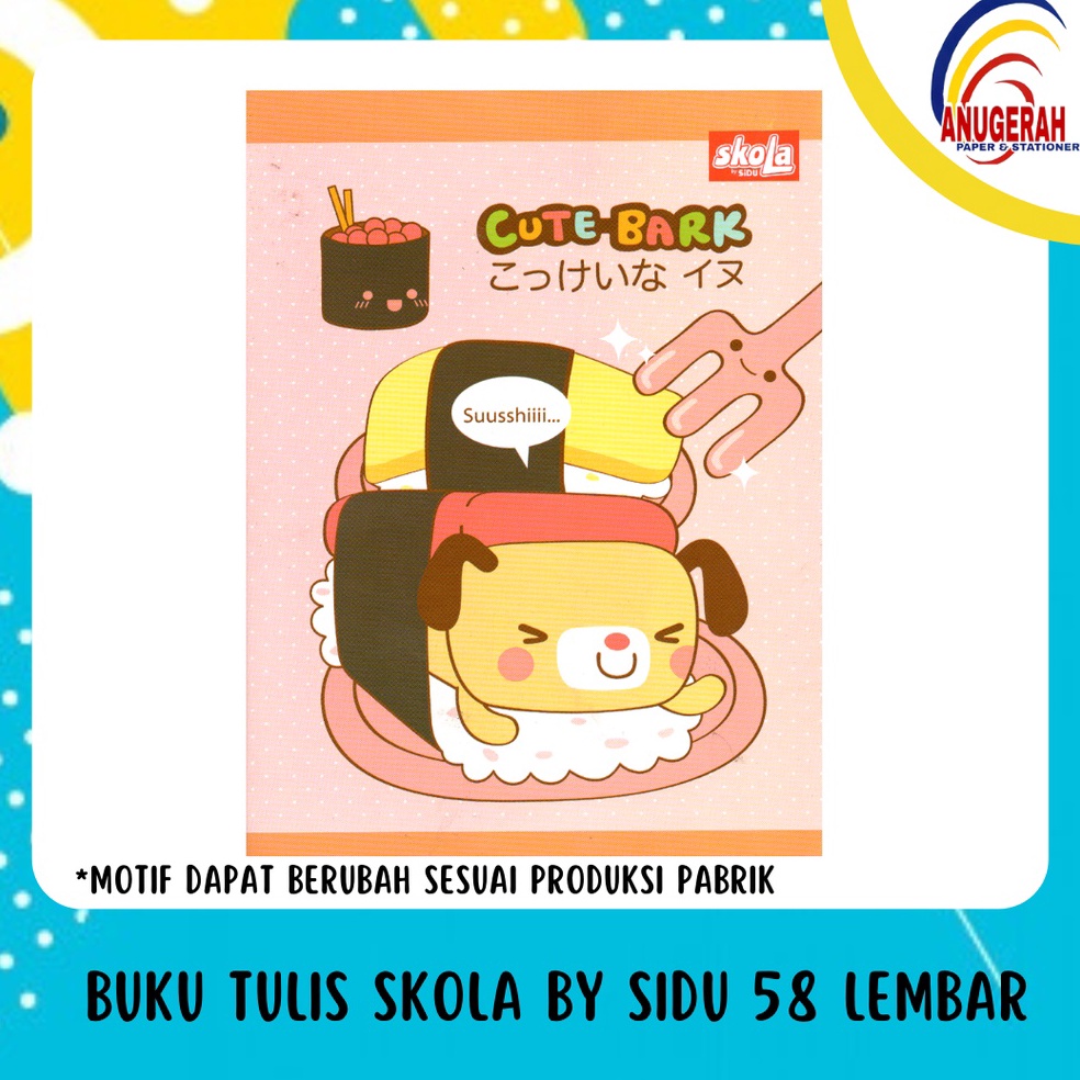 

ART B23W BUKU TULIS SKOLA BY SIDU 58 LEMBAR PAK
