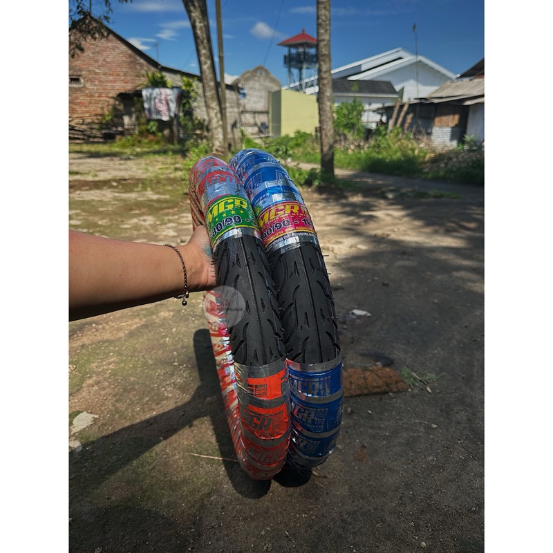 (BAN MURAH) BAN MOTOR LUAR MATIC RING 14 UKURAN 80/90 DAN 90/90 BAN MOTOR MURAH BAN RING 14 BAN SALE