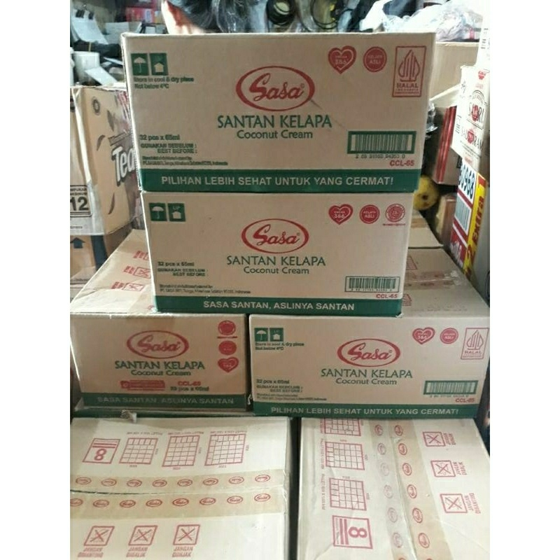 

SIAPKIRIM Sasa santan kelapa c 65ml x 32pcs (1 DUS) READY STOCK