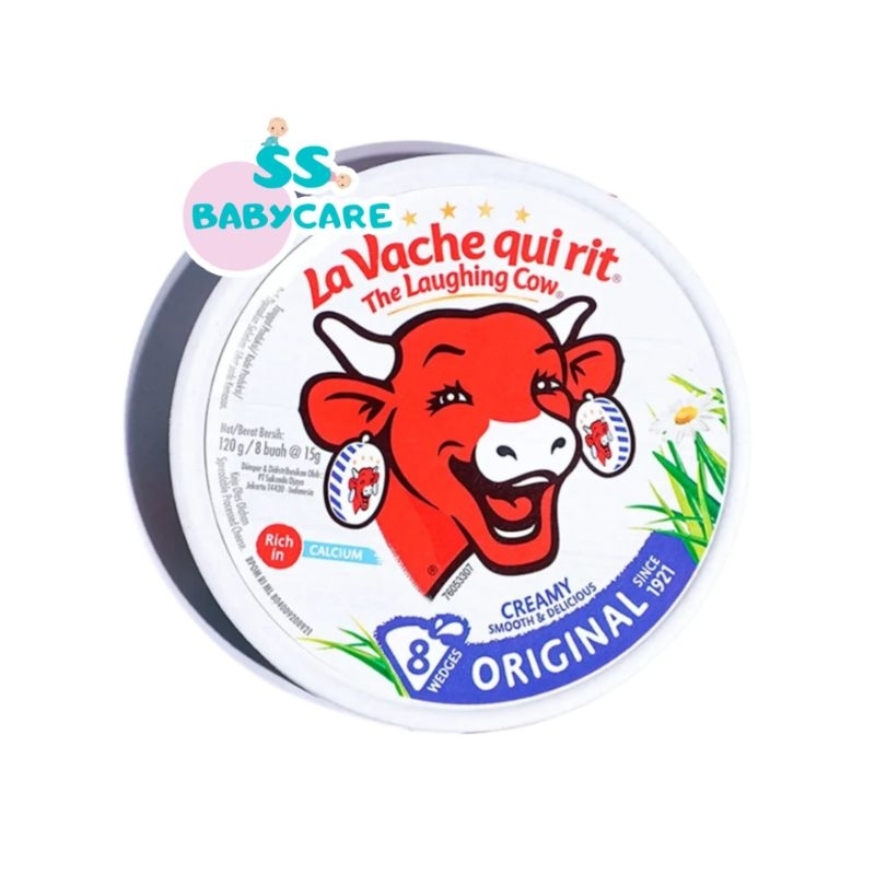 

The Laughing Cow Original Cheese 8 Portions 120gr - Keju MPASI