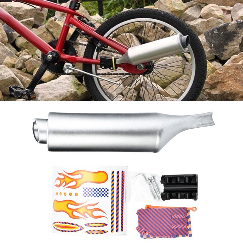 TURBOSPOKE Knalpot Racing Sepeda Bicycle Pipe Exhaust Motocross Kenalpot Drag Sepeda Bmx Mini Lowrid