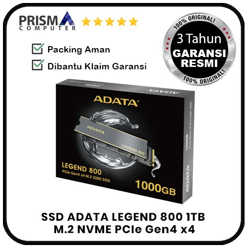 SSD ADATA LEGEND 800 1TB M.2 NVME PCIe Gen4 x4