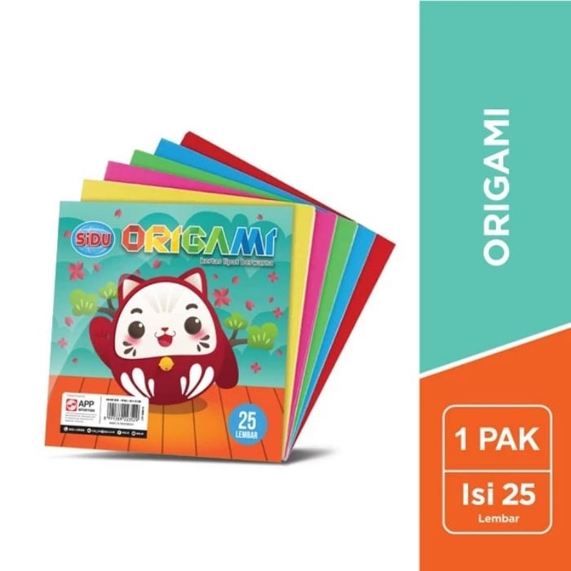 

SiDU Kertas Origami 16 x 16 cm 25 Lembar / Kertas Lipat SiDU 160 x 160 mm 25 Lembar