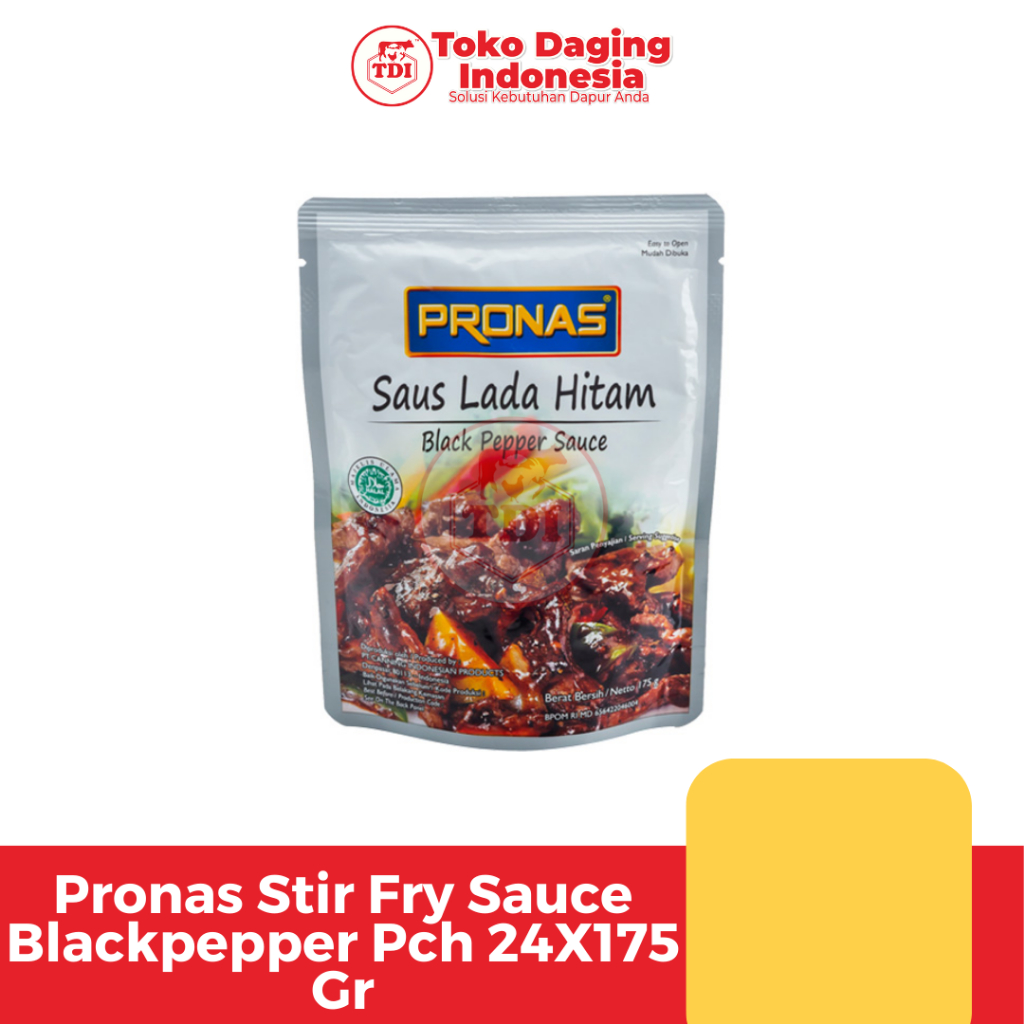 

Pronas Stir Fry Sauce Blackpepper Pch 24X175 Gr