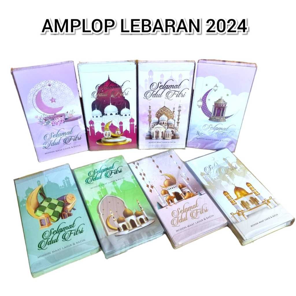 

Lebaran 2024 - Amplop Lebaran Mika Panjang Isi 30 Pcs - Idul Fitri Angpao THR Ramadhan - Eid Mubarak - Amplop Murah Premium