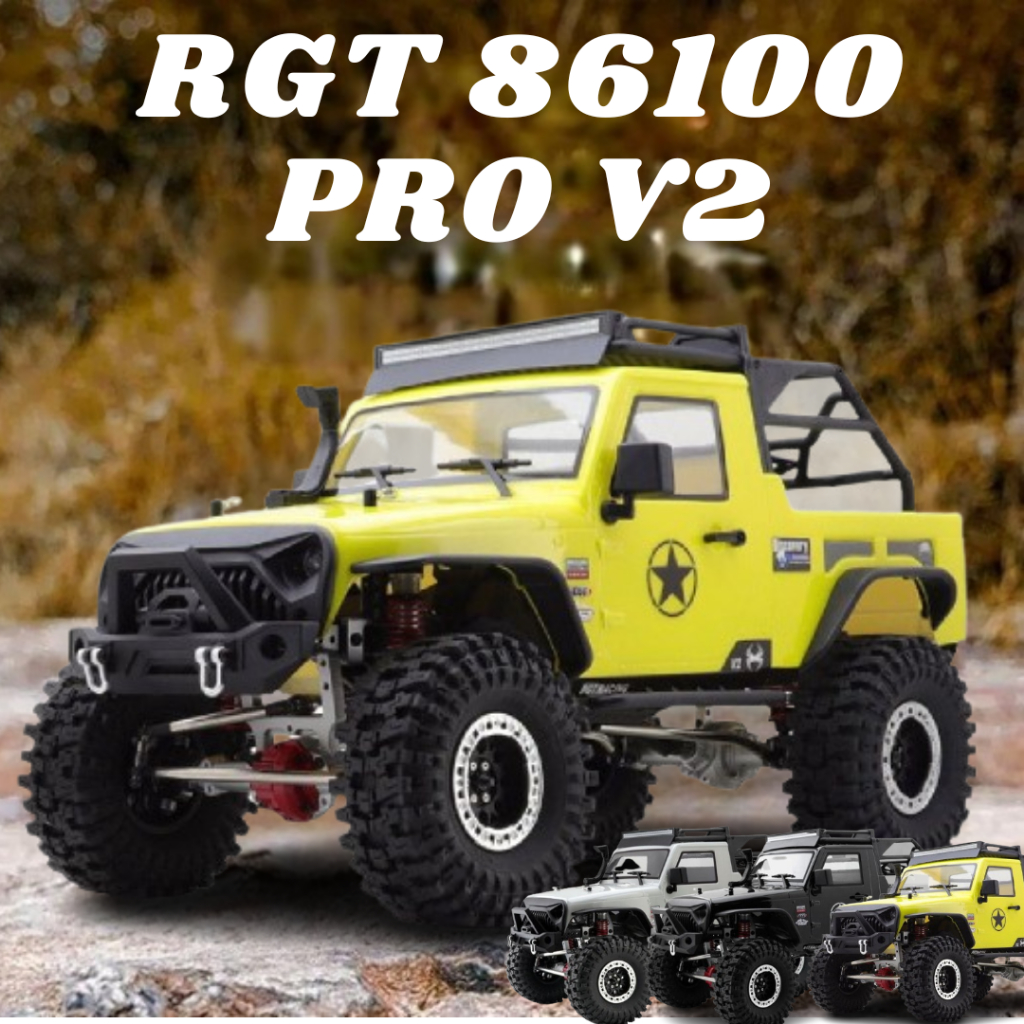 RGT EX86100 PRO V2 RC Car Climbing Off-Road Versi KIT