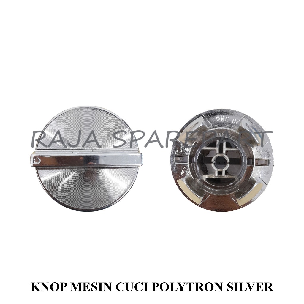 KMPS KNOP PUTARAN MESIN CUCI/KNOP MESIN CUCI POLYTRON SILVER