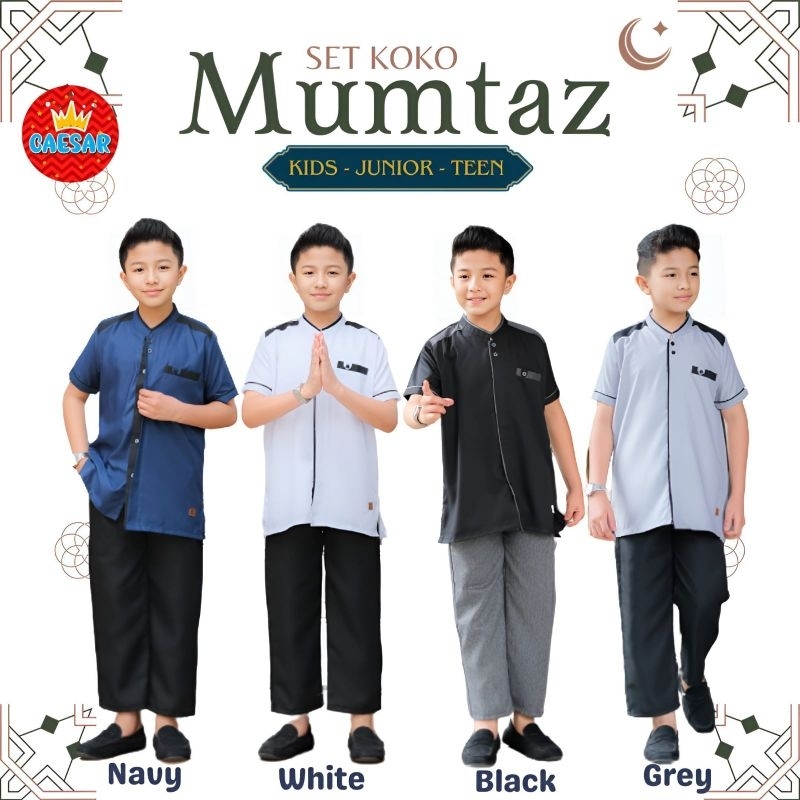 Setelan Koko Anak Remaja Tanggung Setelan Koko Anak Mumtaz Caesar 7-18 Tahun