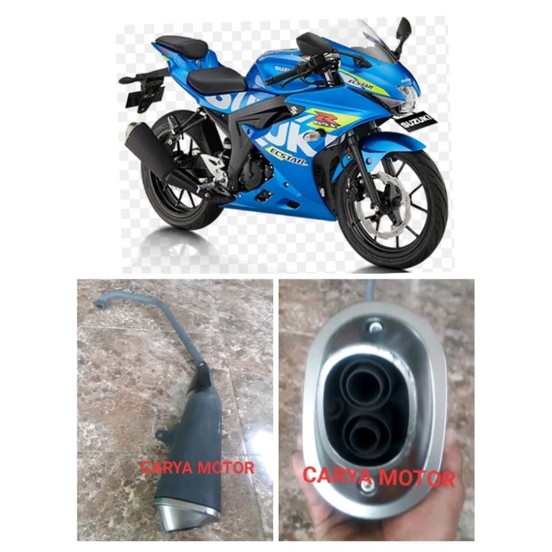 JUAL KNALPOT STANDAR SUZUKI GSX 150R asli original copotan GSX R 150 terlaris motorcycle