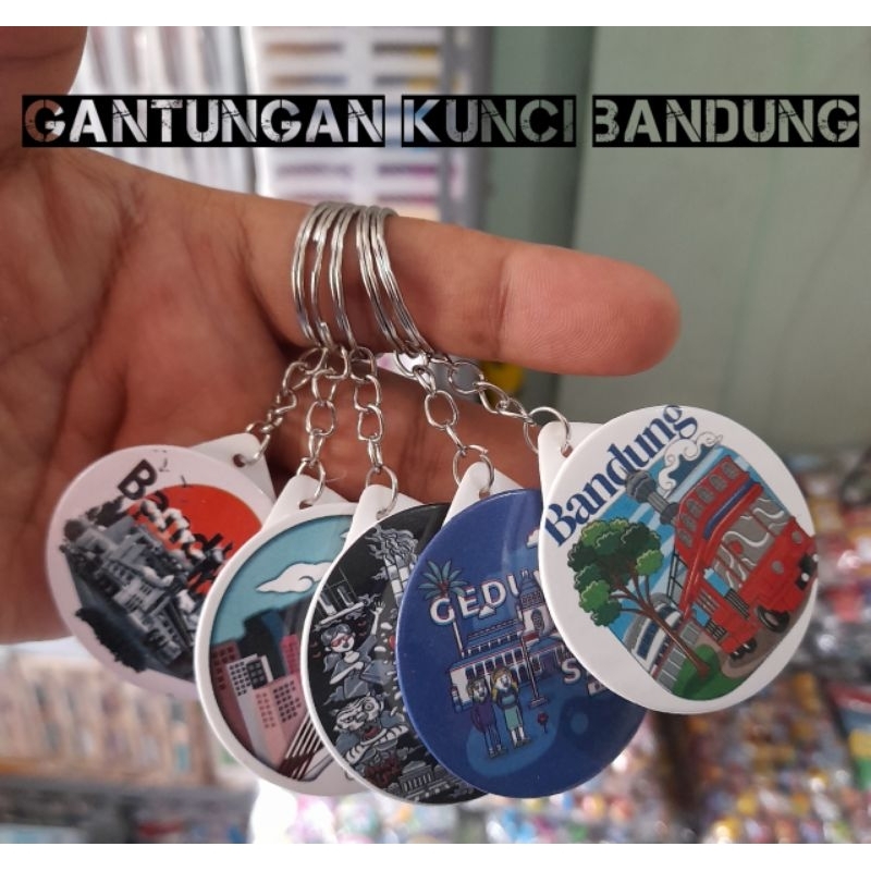 50pcs SOUVENIR GANTUNGAN KUNCI OLEH OLEH BANDUNG