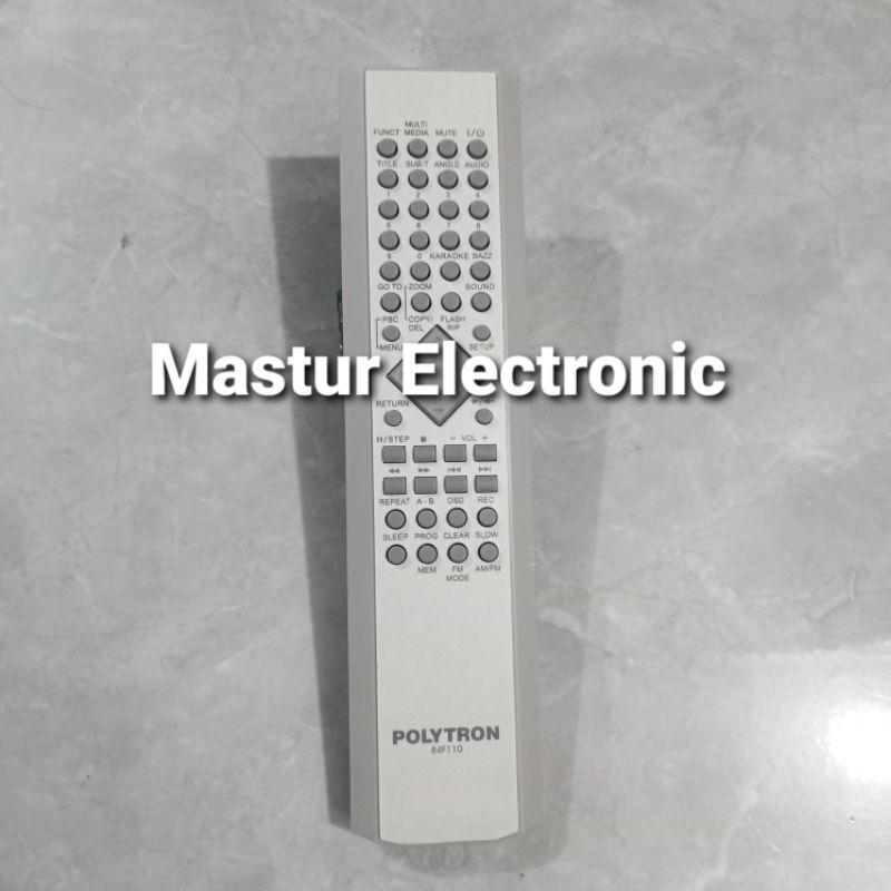 REMOTE REMOT DVD HOME THEATER POLYTRON 84F110 ORIGINAL