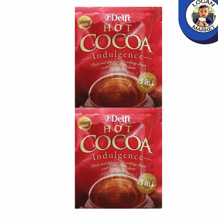 

1111 Delfi Hot Cocoa Indulgence Minuman Coklat Renceng 1Pcs 1 Pcs Sachet 25gram 25 gram