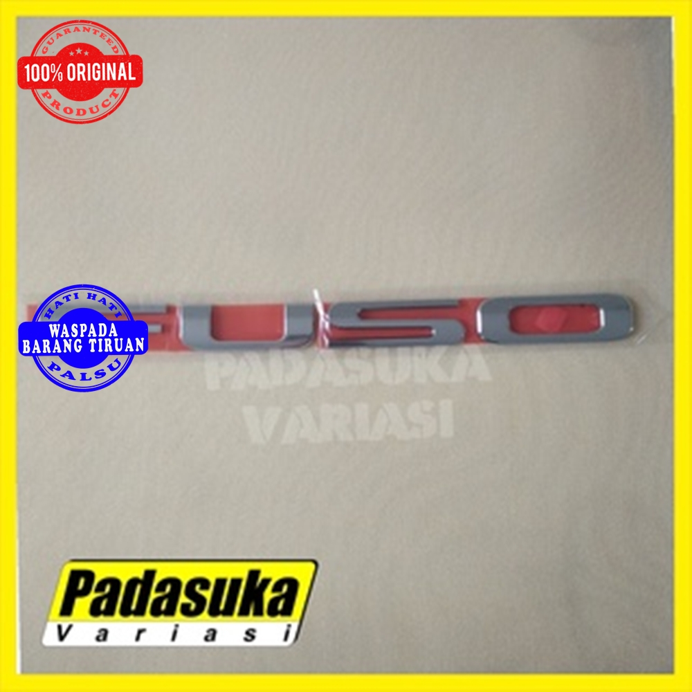 Emblem Fuso Canter Besar Kecil Colt Diesel Timbul Original Truk Canter Logo Fuso Canter Ori MK546617