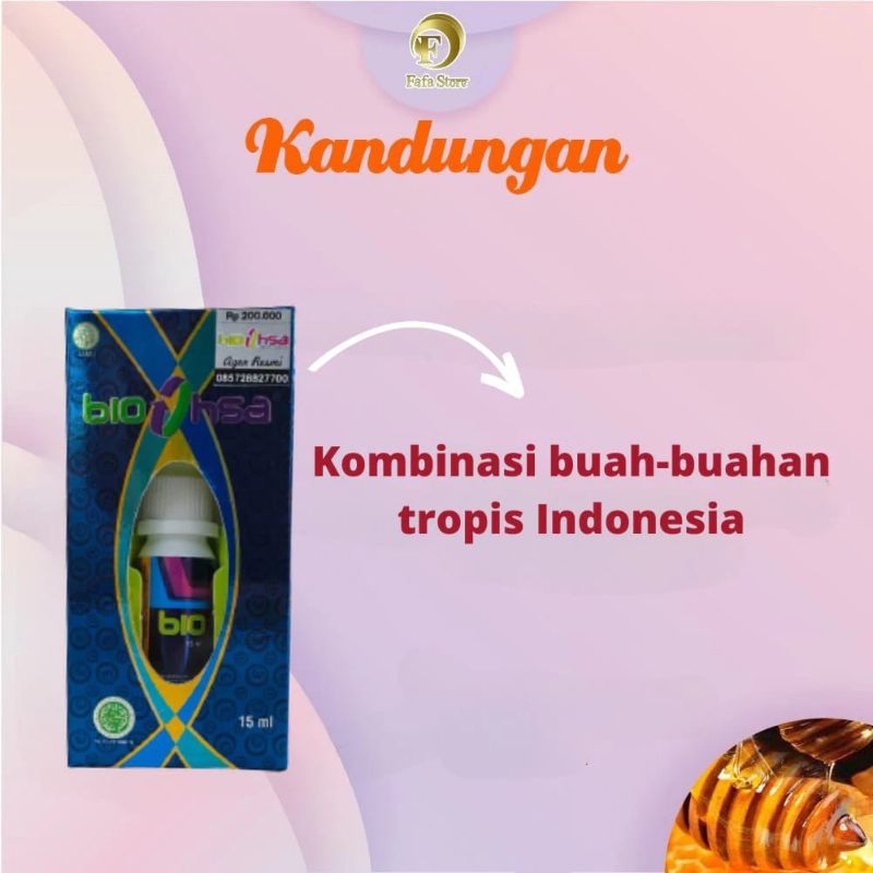 Promo Bio HSA Herbal Tetes BPOM HALAL 15ml