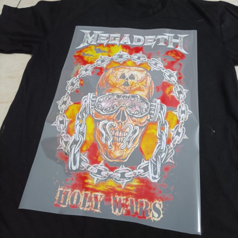 SABLON DTF BAND MEGADETH SABLON RASTER DTF