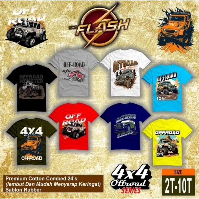PROMO BAJU KAOS OFFROAD ANAK | BAJU KAOS ANAK