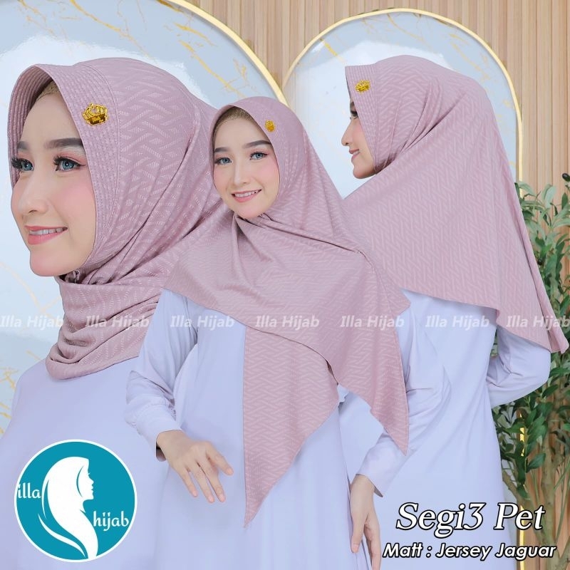 JILBAB INSTAN SEGITIGA PET JAGUAR / JILBAB INSTAN SOFIA ORIGINAL ILLAH / JILBAB INSTAN DEWASA KEKINI