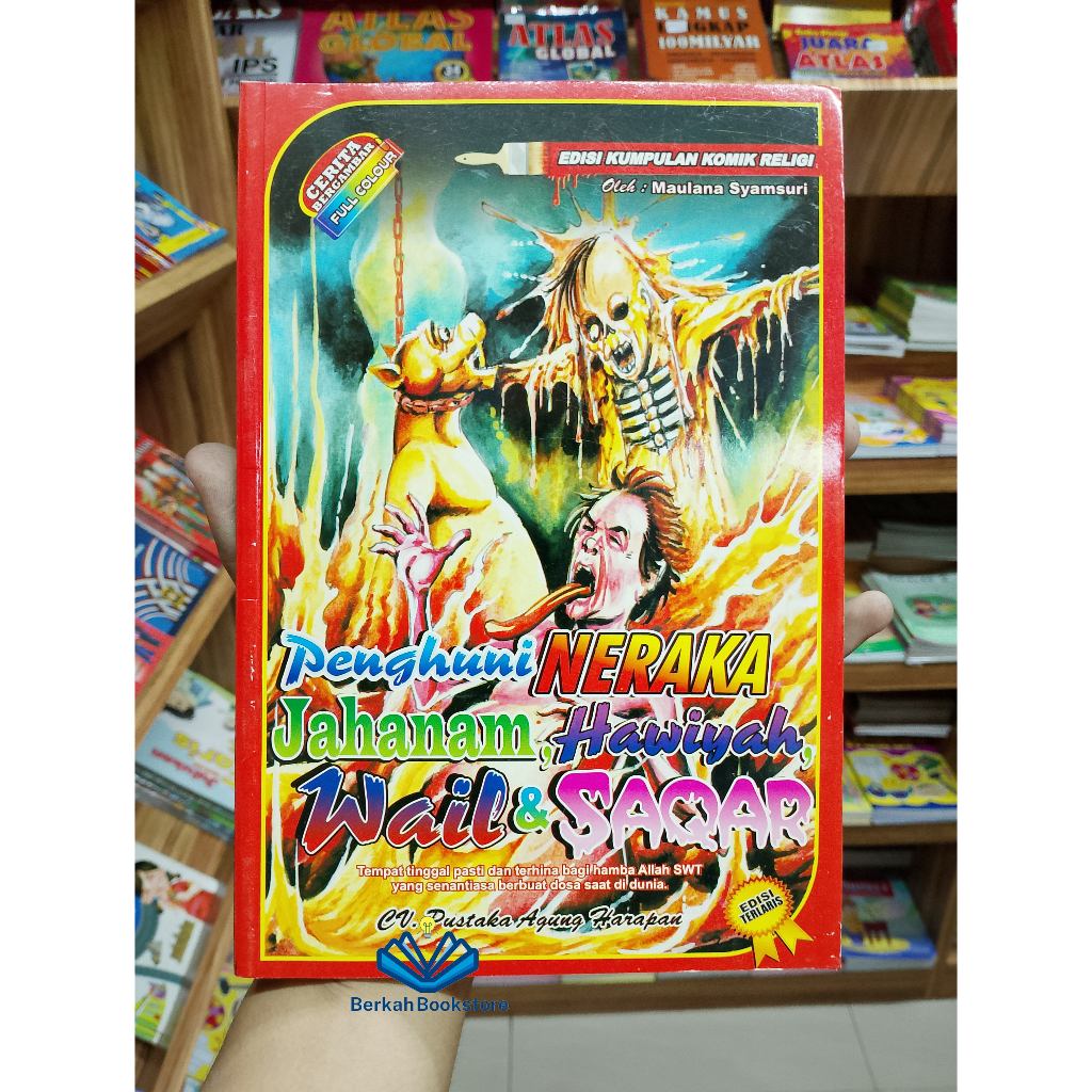 Buku Edisi Kumpulan Komik Religi - Penghuni Neraka Jahanam, Hawiyah, Wail & Saqar FULL COLOUR