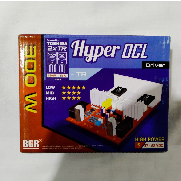 Kit Modul / Kit Power Amplifier Kit BGR Hyper OCL 300 Watt Power Amplifier -TR