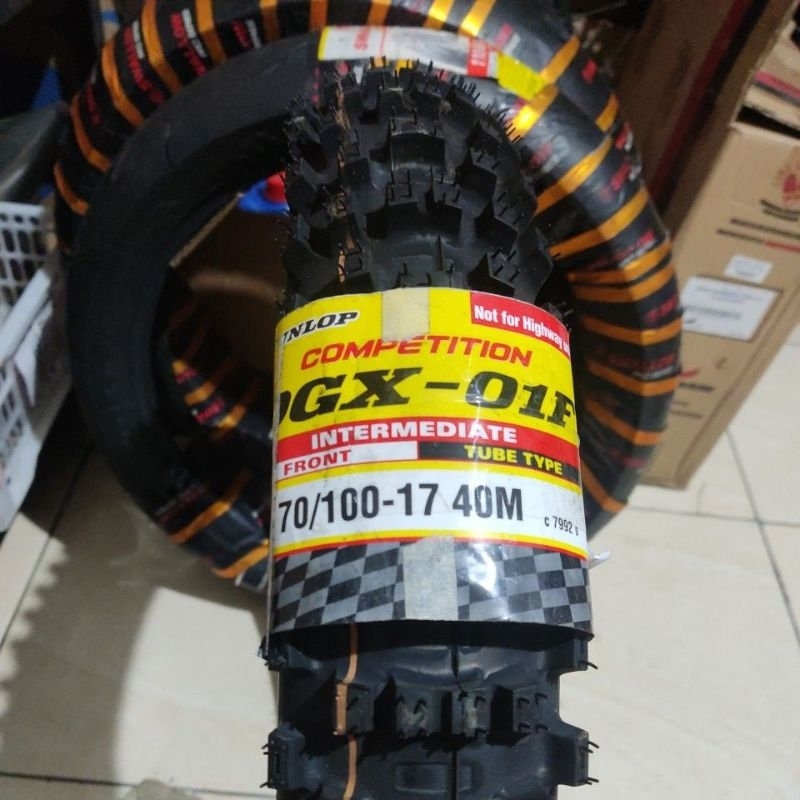ban Trail motorcross Dunlop DGX - 01 Ring 17 70/100