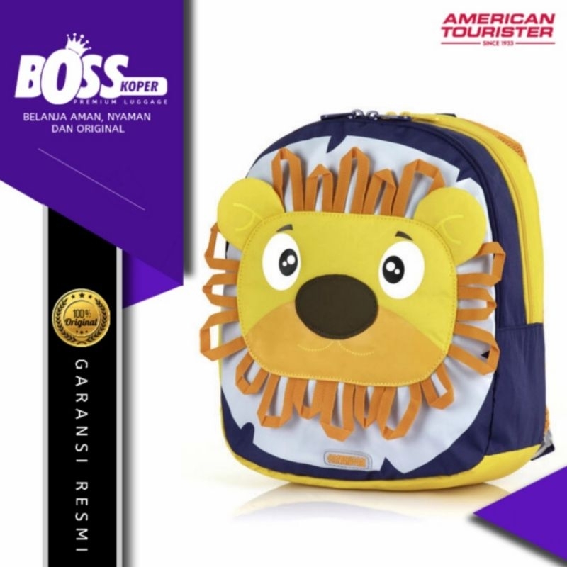 Tas Ransel Anak Anak AMERICAN TOURISTER Backpack Sekolah TK Paud Karakter Original