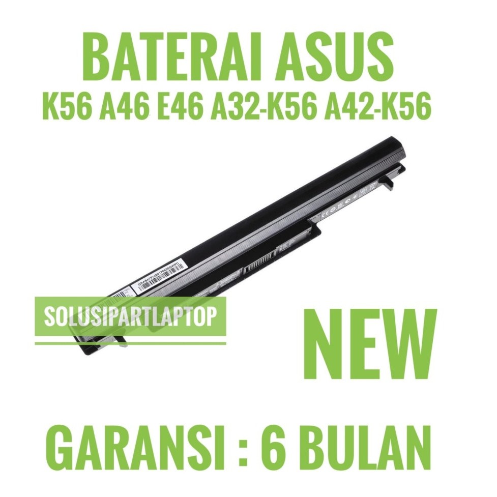Baterai Laptop ASUS Ultrabook A46, A56, K46, K56