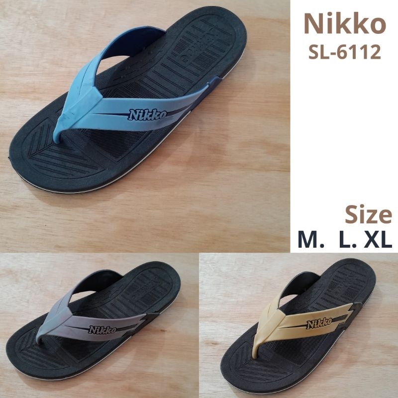 Sandal Nikko SL 6112 Sandal Jeput NIKKO sandal Japit Sandal Cowok Sandal Murah  Sandal Awet