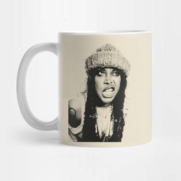 Mug Gelas | Hampers | Hadiah | PENCIL ART Erykah Badu EOO Erykah