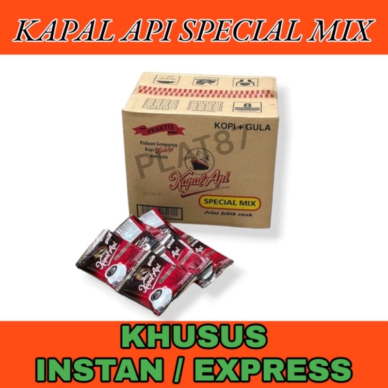 

Kopi item Kapal Api Special Mix 1 Dus khusus instan