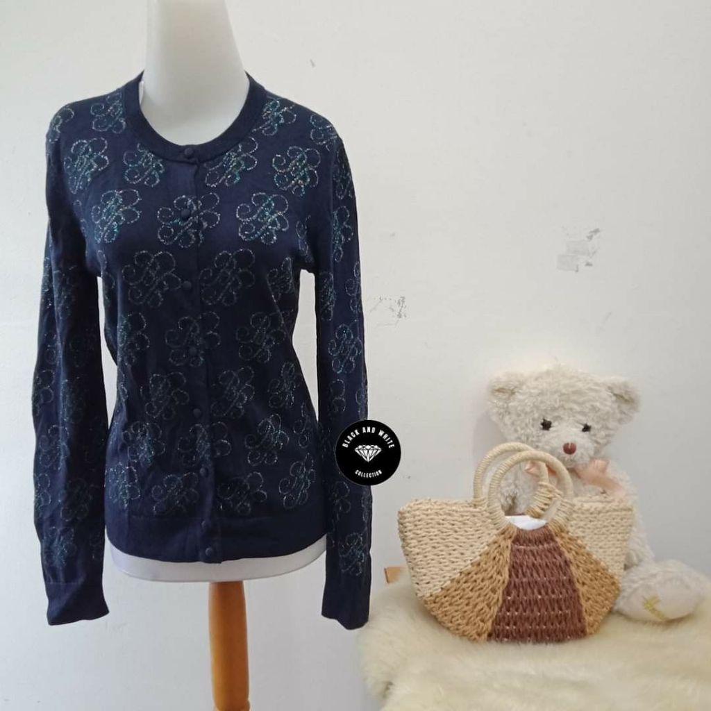 BROOKS B WOMENS KNITTED CARDIGAN