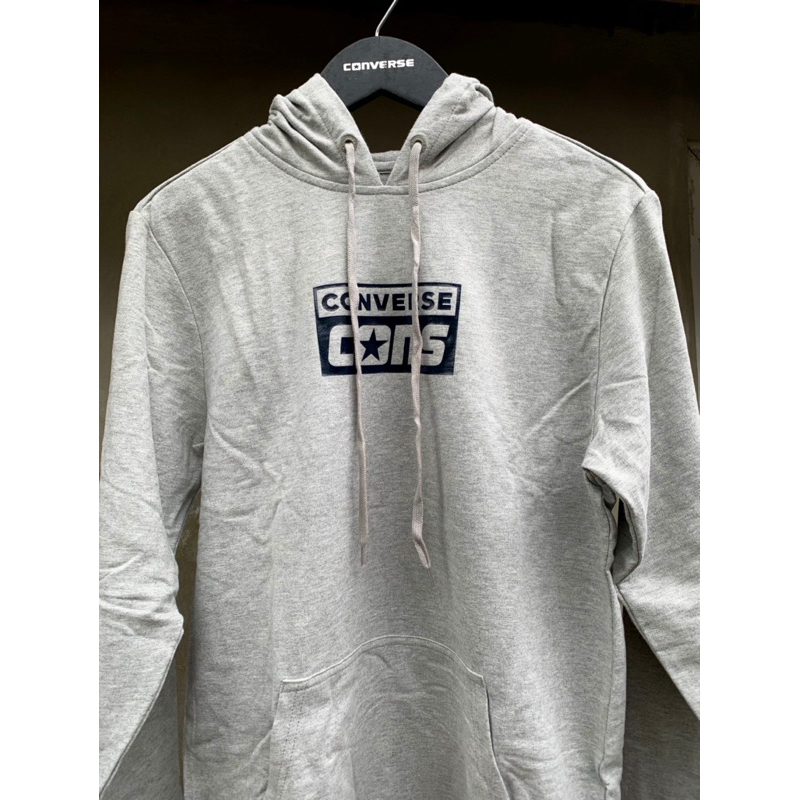 Hoodie Converse CONS Big Logo Black/Grey Original