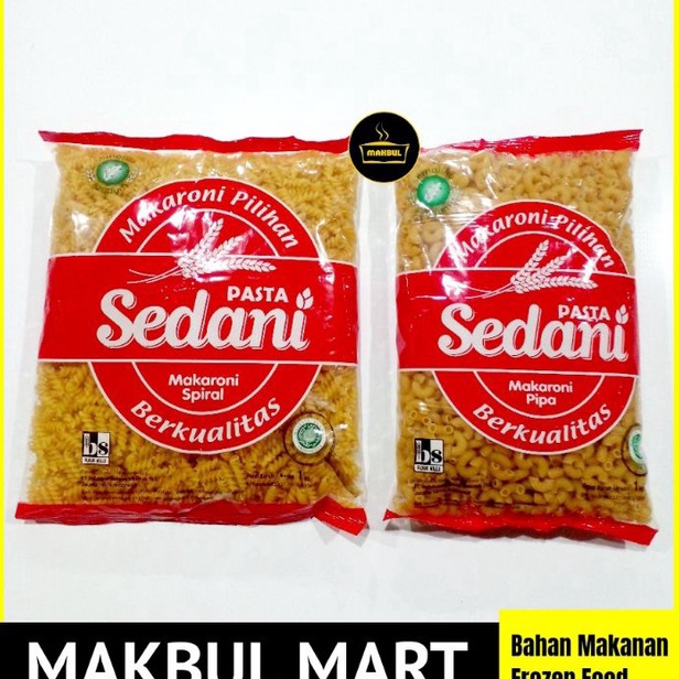 

Ready Stok Sedani Makaroni Pipa Spiral 1kg