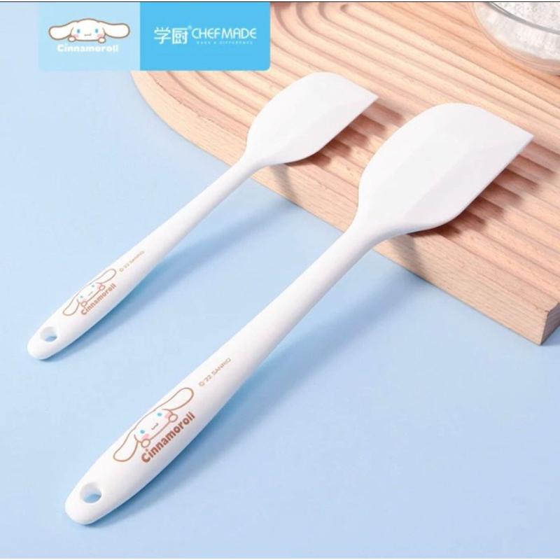 Chefmade CL5003 set 2pcs cinamoroll white silicone spatula sendok aduk